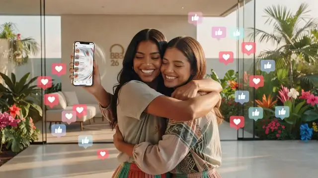 Maxiane e Marciele reencontram-se após fim do BBB 26