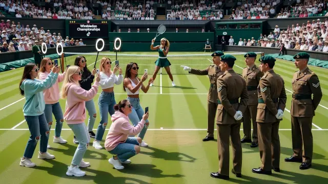 Wimbledon Confia em Segurança Militar Contra Influenciadores Inconvenientes